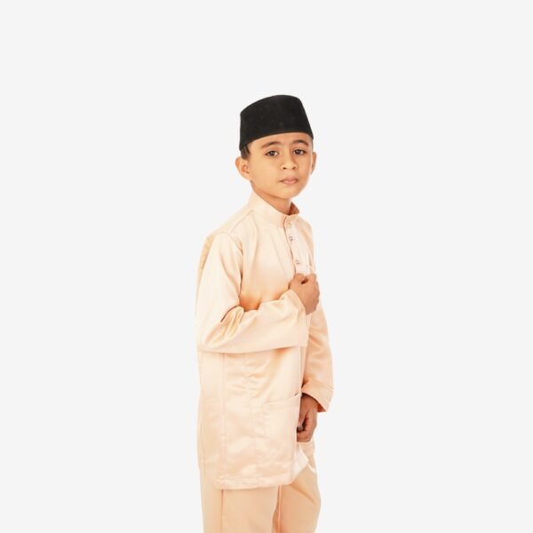 Baju Melayu Kids Traditional BTC-1001 (Cream)