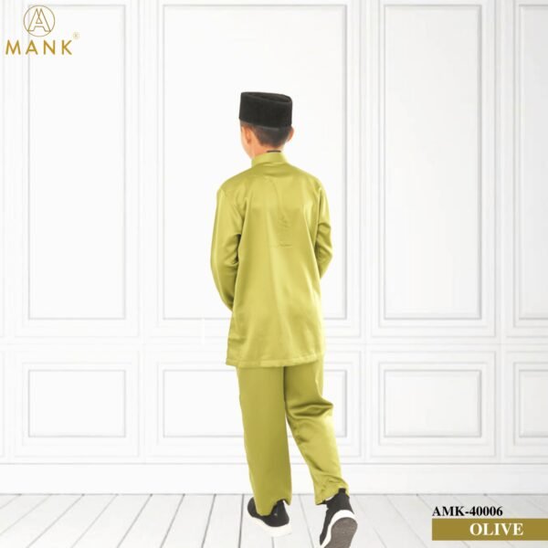 Baju Melayu Kids Traditional AMK-40006 (Green)