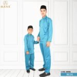 Baju Melayu Traditional AMK-40006 (Blue)