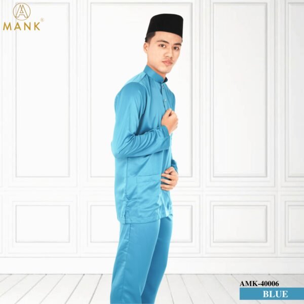 Baju Melayu Traditional AMK-40006 (Blue)