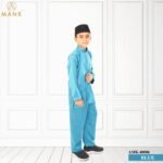 Baju Melayu Kids Traditional AMK-40006 (Blue)