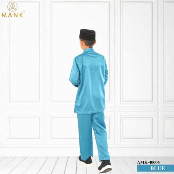 Baju Melayu Kids Traditional AMK-40006 (Blue)