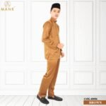 Baju Melayu Traditional AMK-40006 (Brown)