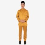 Baju Melayu Modern AMK-40007 (Gold)