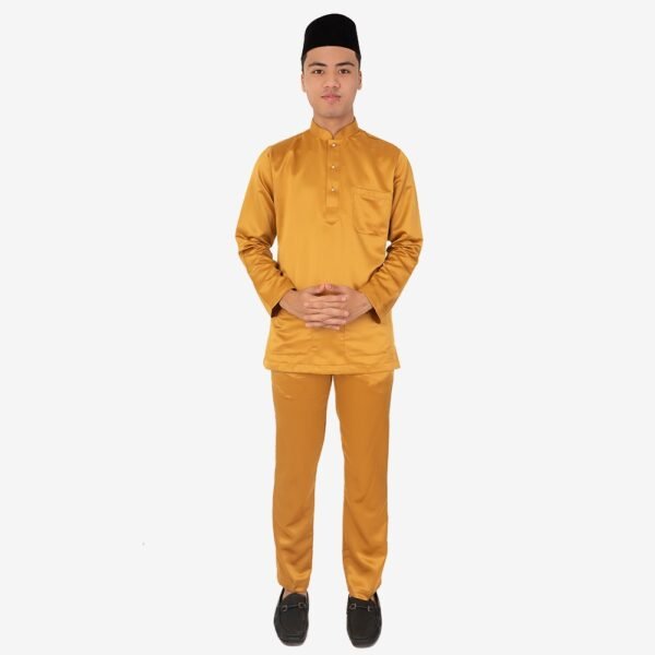 Baju Melayu Modern AMK-40007 (Gold)