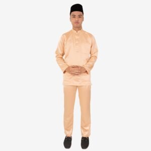 Baju Melayu Modern AMK-40007 (Cream)