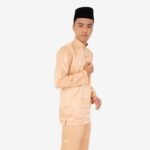 Baju Melayu Modern AMK-40007 (Cream)