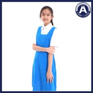 Secondary School Girl Blouse Short Sleeve Shirt (White)
