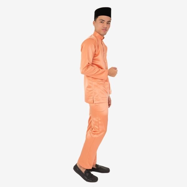 Baju Melayu Modern AMK-40007 (Peach)