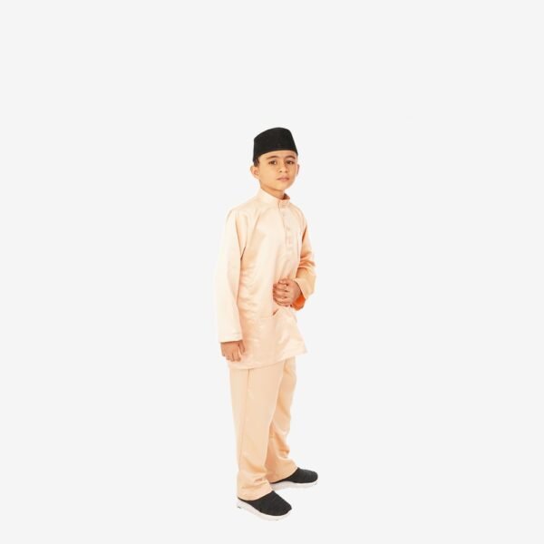 Baju Melayu Kids Traditional BTC-1001 (Cream)