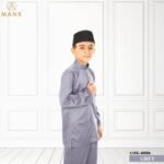 Baju Melayu Kids Traditional AMK-40006 (Grey)