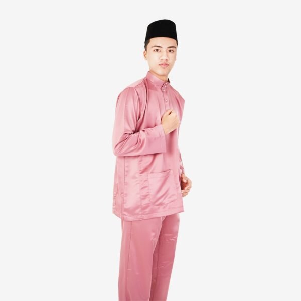 Baju Melayu Traditional BTC-1001 (Pink Belacan)
