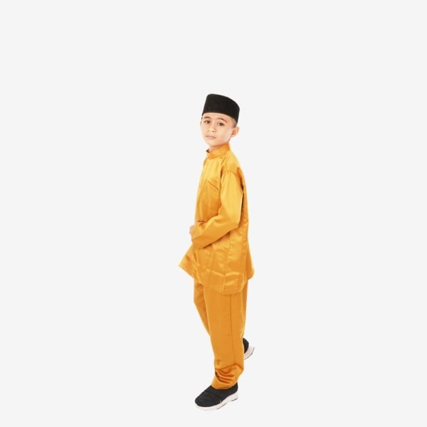 Baju Melayu Kids Traditional BTC-1001 (Gold)