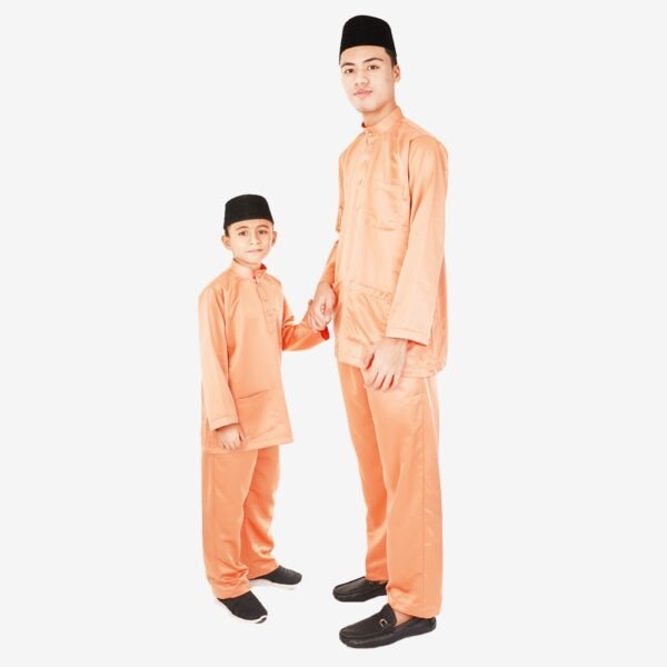 Baju Melayu Traditional BTC-1001 (PEACH)