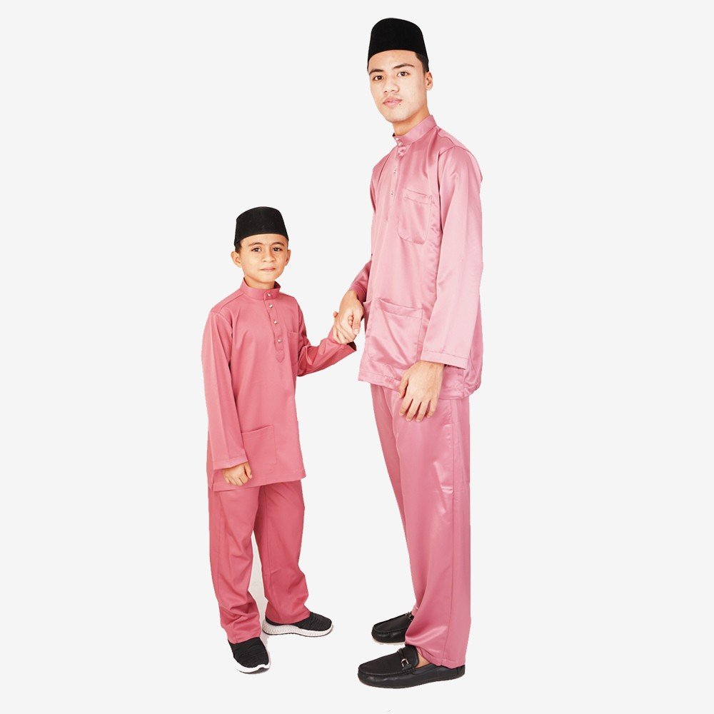Baju raya pink belacan