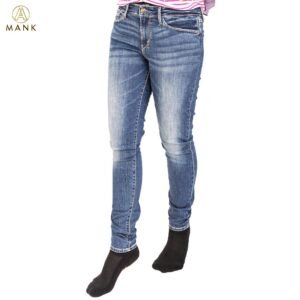 Women Ladies Denim Jeans Slim-Fit Cut