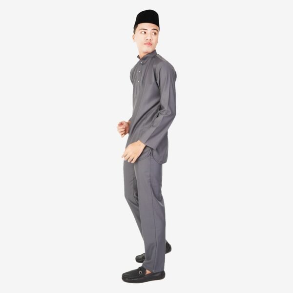 Kurta Modern Slim Fit BTC-1002 (Grey)