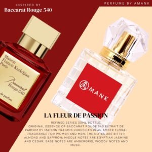 La Fleur De Passion - Perfume by AMANK [Inspired By Baccarat Rouge]